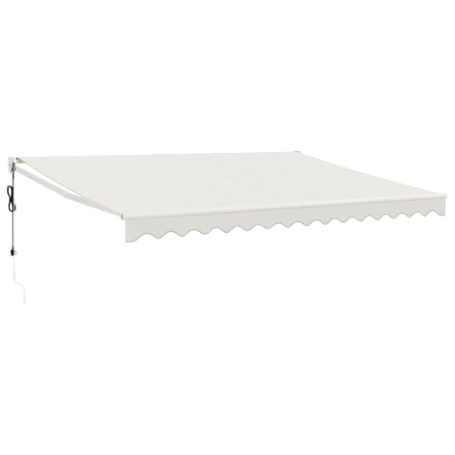 Vidaxl Tenda Sole Automatica Retrattile Crema 4X3 M