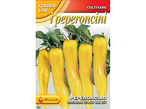Sementi Di Peperoncino Giallo Piccante Hot Wax Orto Giardino Semi Seeds