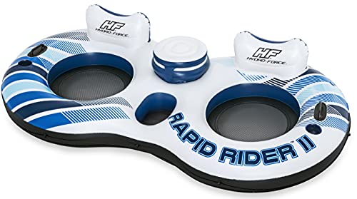 Bestway 43113-4 Ciambella Gonfiabile A Due Posti Hydro-Force™ Rapid Rider™ Ii