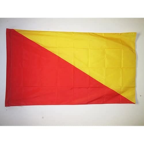 Az Flag Bandiera Palermo 150X90Cm - Bandiera Palermo In Sicilia 90 X 150 Cm Foro Per Asta