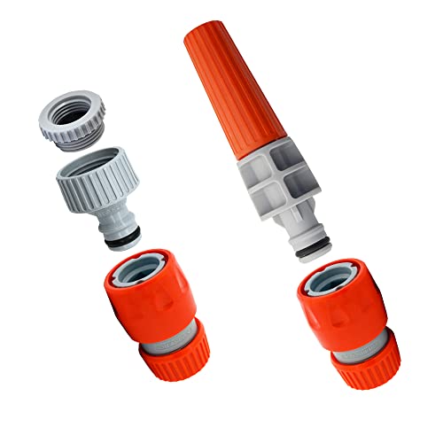 Siroflex 4550/As Set Lancia Irrigazione Made In Italy | Raccordi Per Tubi Irrigazione Giardino | Lancia Per Tubo Acqua Compatibile Con Tutti I Raccord