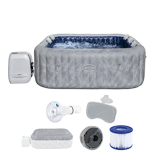 Bestway 6001Q Minipiscina Idromassaggio Gonfiabile San Francisco Lay-Z-Spa Airjet Con App