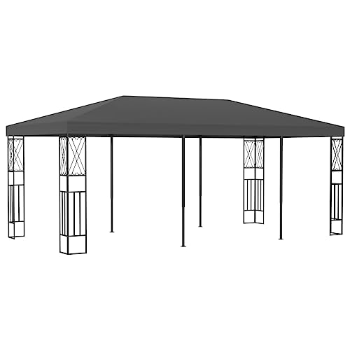 Vidaxl Gazebo 3X6 M Antracite In Tessuto