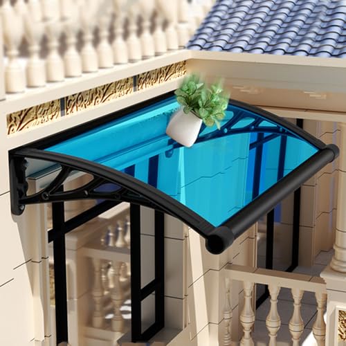 Tenda Da Sole Per Porta D'Ingresso, Protezione Per Tetto Resistente Alla Porta In Policarbonato Contro La Pioggia E I Raggi Uv, Tenda Da Sole Per Fine