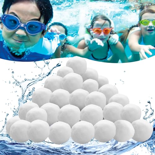 Ningeshop Sfere Filtranti Per Piscina,1300G Sfere Filtranti Piscina Sostituisce 45Kg Di Sabbia Per Filtro Piscina,Filtro Balls Riutilizzabili Per Pisc
