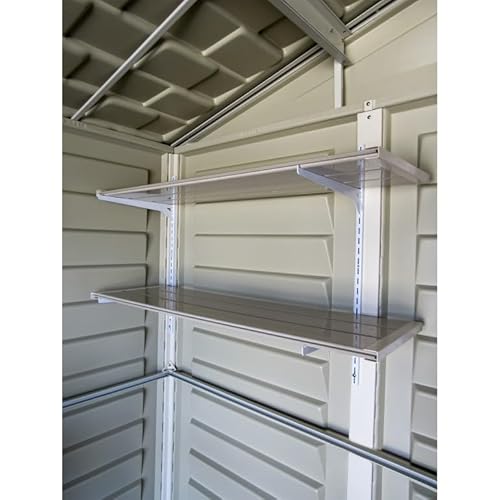 Ezooza Mensole Per Casette Duramax 100X15 Cm Set Di 2 Pezzi