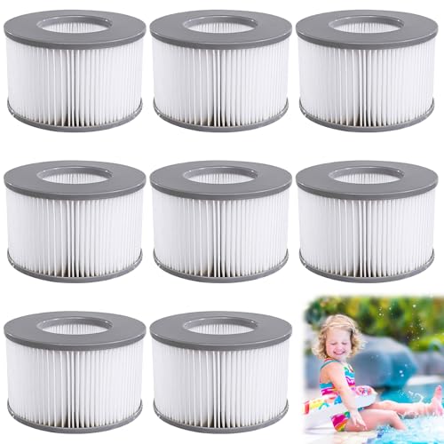 8 Filtri Di Ricambio Per Mspa, Accessori Whirlpool Per Mspa Whirlpool, Filtro Per Acqua Idromassaggio, Compatibile Con Filtri Mspa Per Piscine Gonfiab