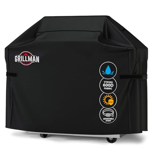 Grillman Copertura Per Barbecue A Gas, Resistente, Per Weber, Brinkmann, Char Broil, Outback E Altri, Resistente Agli Strappi, Ai Raggi Uv, Impermeabi