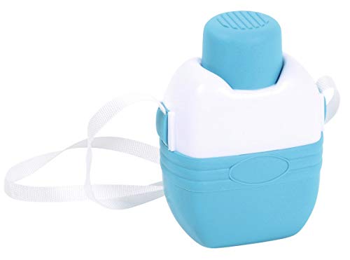 Eda Gourde 70 Cl Isotherme Avec Bandouliere Dim. 14,5 X 8,5 X 19,5 Cm Bleu Turquoise - Blanc 10886 B.Tu/Bl Cx30