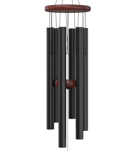 Nalulu Chimey Wind Chimes - Campanelli A Vento Moderni In Metallo, Sintonizzati A Mano Con Toni Bassi E Profondi Calmanti, Antistress, Decorazione Ide