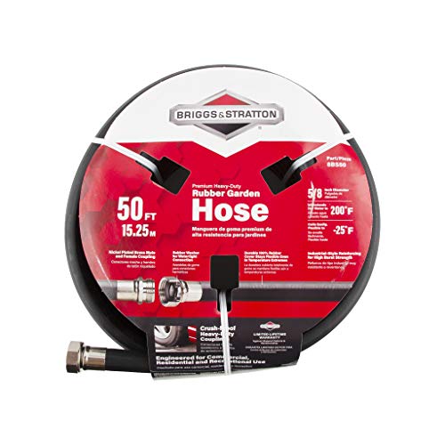 Briggs And Stratton 8Bs50 15,2 M Tubo Da Giardino In Gomma Resistente