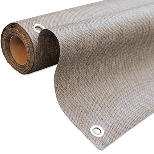 Windhager Aeris - Pannello Frangivista Per Balcone, 0,9 X 5 M, Colore: Marrone