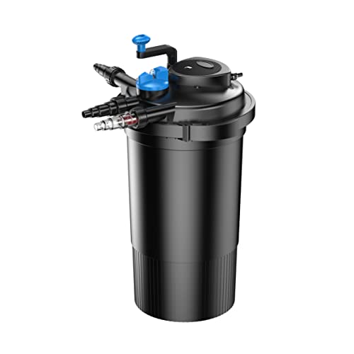 Aquaforte Filtro A Pressione Gpf-15000 (18 Watt), Potenza 18 Watt, Tensione 230 V, Frequenza 50 Hz, Ingresso/Uscita 19/25/32/40 Mm, Portata Consigliat