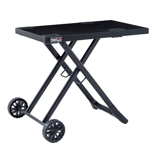 Royal Gourmet Gt2201C-E Carrello Pieghevole Per Barbecue Portatile, Carrello Pieghevole Per Piastra Con 2 Ganci Per Serie Gt2005-F, Adatto Per Il Camp
