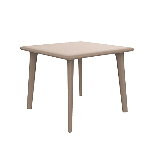 Resol New Dessa Tavolo, Sabbia, 90 X 90 X 74 Cm