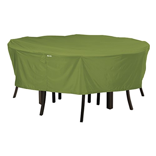 Classic Accessories Sodo Round Patio Table & Chair Set Cover - Tough And Weather Resistant Patio Set Cover, Large (55-346-011901-Ec)