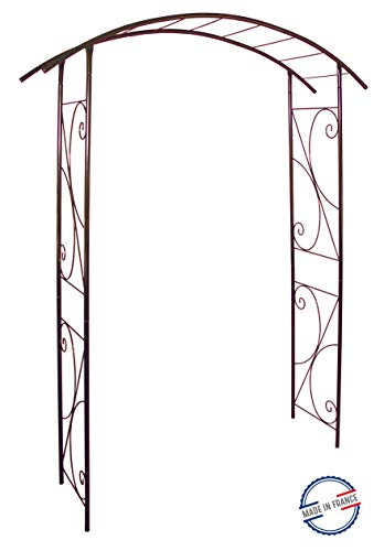 Louis Moulin 3416 Ponte Arco Giardino Metallo Ferro Invecchiato, 148 X 207 Cm