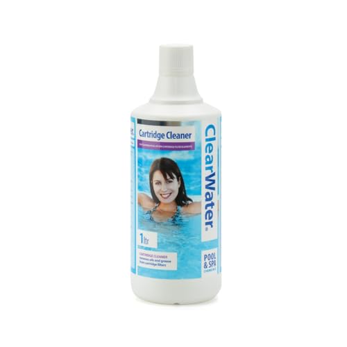 Clearwater Filter Cartridge Cleaner Solution For Hot Tubs And Swimming Pools, 1 Litre