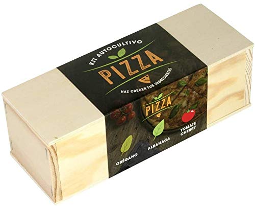 Resetea | Kit Autocoltura | Pizza | Organo, Basilico E Pomodoro Cherry.