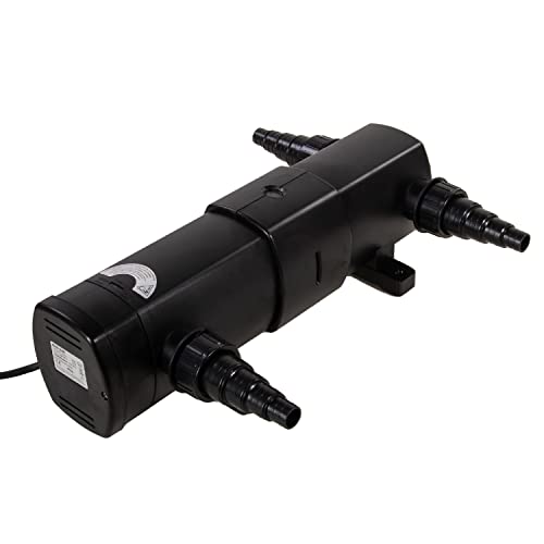 Aquaforte Guv-236 Uv-C, Max. Stagno 45 M³, Portata Ottima 6 M³/Ora, 36 Watt, Alloggiamento Con Attacco Quick Lock, 3 Beccucci 20/25/32/40 Mm E Visiera