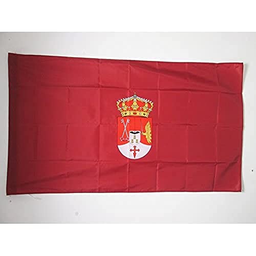 Az Flag Bandiera Provincia Spagnola Di Albacete 150X90Cm - Bandiera Albacete - Castiglia-La Mancia 90 X 150 Cm Foro Per Asta