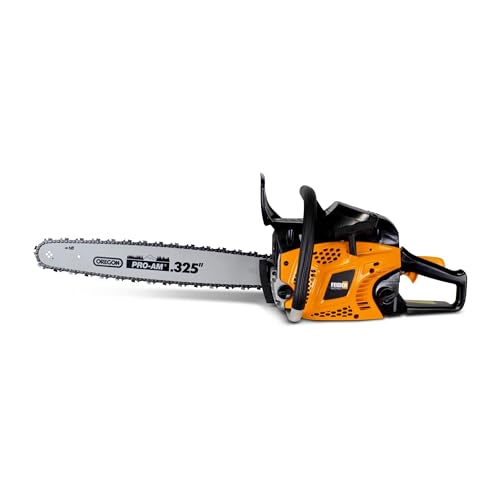 Feider Motosega Termica 53 Cm³ 51 Cm - Guida E Catena Oregon, Avviamento Manuale, Easy Start, Carburatore Walbro, Candela Ngk, Freno A Catena, Sistema