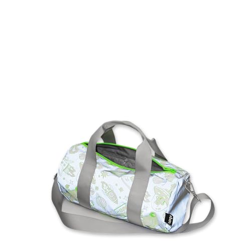 Space Out Reflective Medium Weekender, Argento (Silver), Argento (Argento)