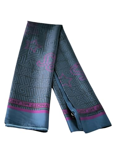 Y Not Foulard 90 X 90 Cm Blu Petrolio