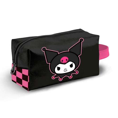 Sanrio Kuromi Chess-Borsa Da Toilette Da Viaggio Brick Plus, Multicolore, 27 X 13 Cm