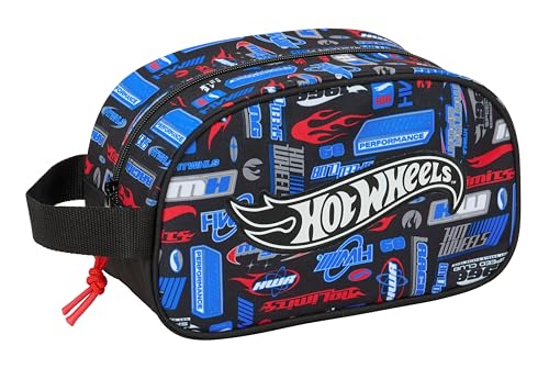 Safta Hot Wheels - Beauty Case Per Bambini Con Manico, Misura Media, Adattabile Al Carrello, Facile Da Pulire, Confortevole E Versatile, Qualità E Res