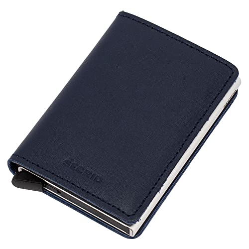 Secrid Portafoglio Slim Wallet Originale, Blu Navy, Taglia Unica, Portafoglio Rfid