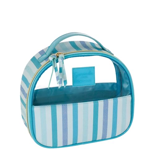Camomilla Milano Beauty Case Donna, Vanity Bag, Collezione Sapore Di Mare, Colore Turchese