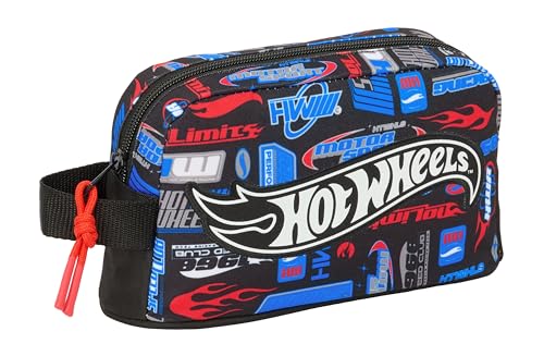 Safta Hot Wheels - Porta Colazione Termico, Thermos, Portatutto, Qualità E Massima Resistenza, Portavivande, Recess, 21,5X6,5X12 Cm