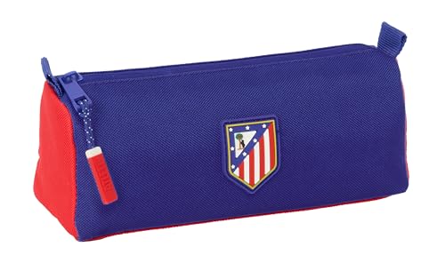 Safta Atletico De Madrid - Astuccio Con Cerniera E Scomparto, Astuccio Per Bambini, Ideale Per Bambini In Età Scolastica, Comodo E Versatile, Qualità