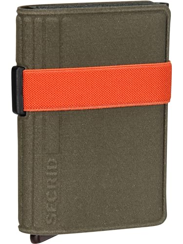Secrid Portafoglio Portacarte Di Credito Band Wallet Liba® Bli Green-Orange