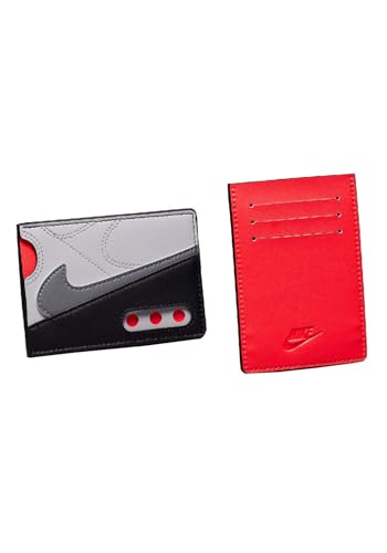 Nike Icon Air Max 90 Card Wallet Portafogli Carte Credito Patente Schede Grey