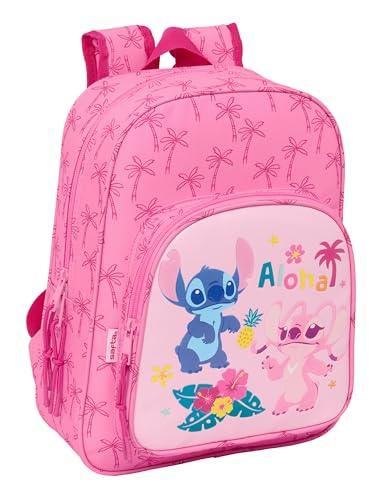 Stitch Chill – Zaino Scuola Per Bambini, Zaino Per Bambini, Adattabile Al Carrello, Ideale Per Bambini In Età Scolastica, Comodo E Versatile, Qualità