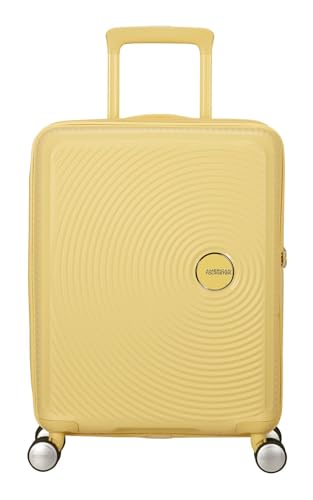 American Tourister Trolley Soundbox Exp Cabin Size Spinner 32G*001 Pastel Yellow