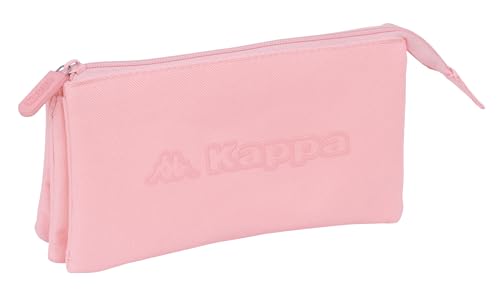 Safta Kappa Basics - Astuccio Triplo, Astuccio Per Bambini, Ideale Per Bambini In Età Scolastica, Comodo E Versatile, Qualità E Resistenza, 22 X 3 X 1