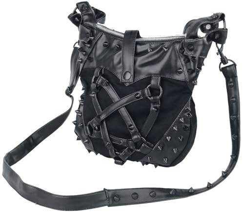 Vixxsin Conjur Bag Donna Borsetta Nero Cotone