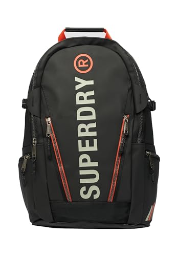 Superdry Tarp Rucksack Zaino Da Donna, Nero/Pelican, Taglia Unica, Casual