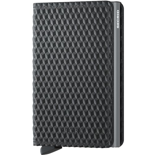Secrid Slimwallet Black-Titanium Taglia Unica Unisex Adulti, Nero - Titanio, Taglia Unica, Moderno