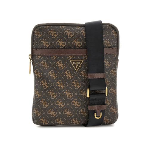 Guess Vezzola Smart Crossbody Flat Bag Brown/Ochre