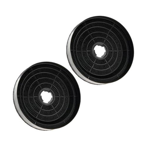 Allspares Aktivkohlefilter (2 St.) Für Dunstabzughaube Geeignet Für Candy Kfc6918 / 35602061 Und Airlux Cr390 (Ø170X35Mm)