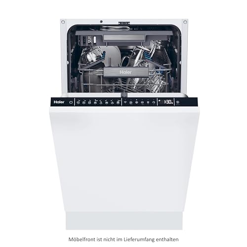Haier I-Pro Shine Serie 4 | Xi1C3Tb2Fb / Lavastoviglie Completamente Integrata 45 Cm / 11 Soffitto/Funzione Wi-Fi/Cassetto Posate/Cestello Superiore R
