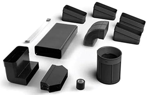 Elica Kit0199835, Kit Di Installazione Dello Scarico Per Modalità Di Ricircolo (Uscita Sottopensile), Black