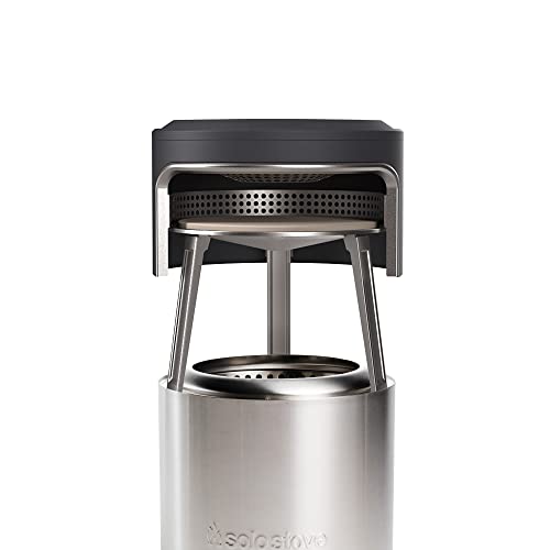 Solo Stove Ranger Pi Fire Forno Per Pizza | Accessorio Per Braciere Ranger, Incluso. Custodia Per Il Trasporto & Pietra Per Pizza, A Legna, Acciaio In