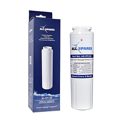 Allspares Amana/Whirlpool Ukf8001, 4396395, Ukf8001Axx - Filtro Dell'Acqua Per Frigorifero 1 Confezione