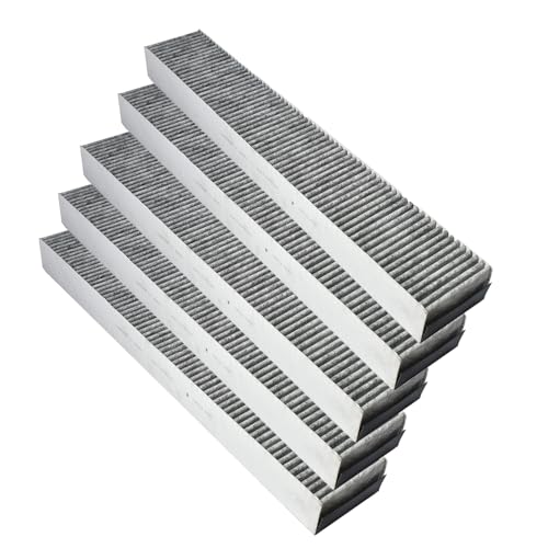 Allspares Filtro Ai Carboni Attivi (5 Pezzi) Per Cappe Aspiranti, Adatto Per Bosch Siemens 17000822 / Hez381700, Neff Z8500X0 E Gaggenau Constructa Ca