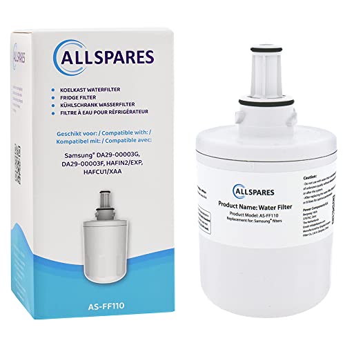 Allspares - Filtro Dell'Acqua Per Frigoriferi Samsung Aqua Pure Plus / Da29-00003F / Da29-00003G / Hafin2 1 Confezione